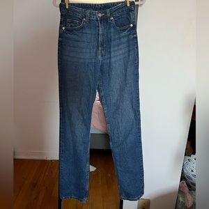 Straight leg jeans